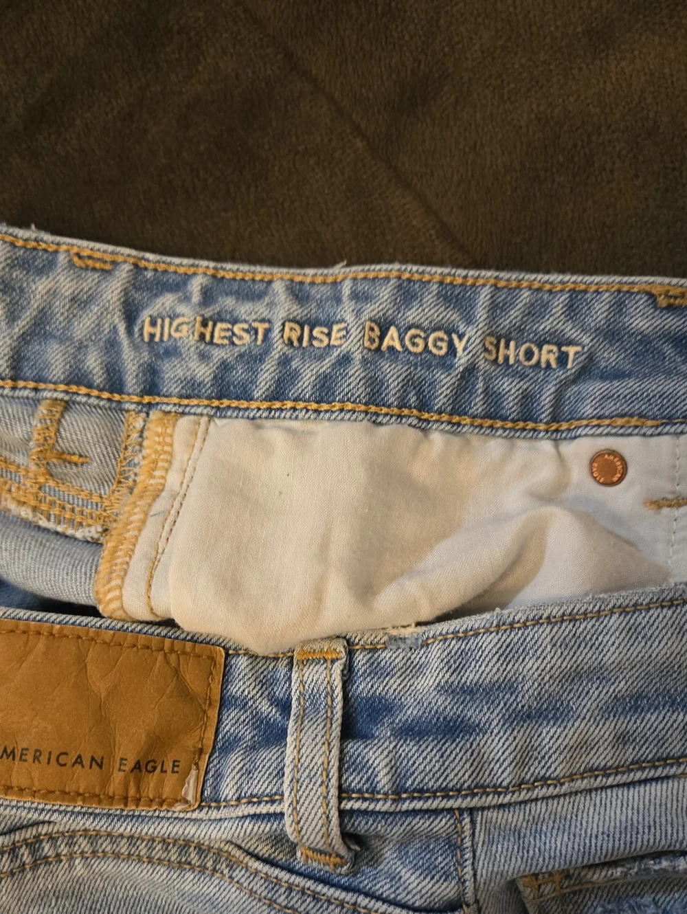 American Eagle Highest Rise Baggy Shorts Women's Size 10